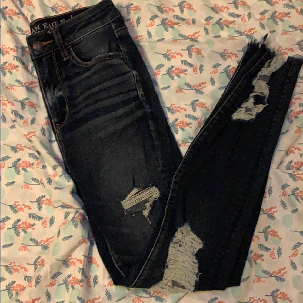 AEO super high waist jegging